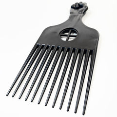Durable Plastic Pick Comb for Hair Styling