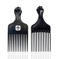 Durable Plastic Pick Comb for Hair Styling