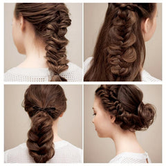 3pcs Twist Hair Braiding Tool French Hair Styling Bun Maker Braid Accessory