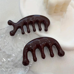 2Pcs Wooden Scalp Massage Comb Wide Tooth Hair Comb