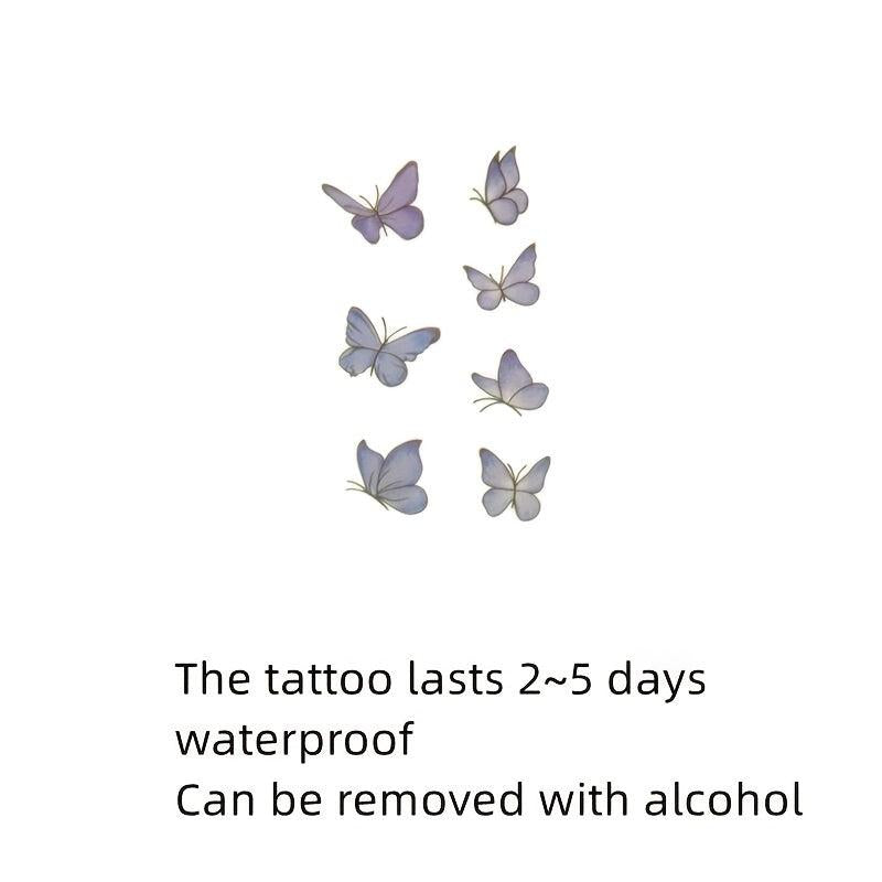 Waterproof Butterfly Tattoo Sticker Durable Small Pattern Tattoo Paper