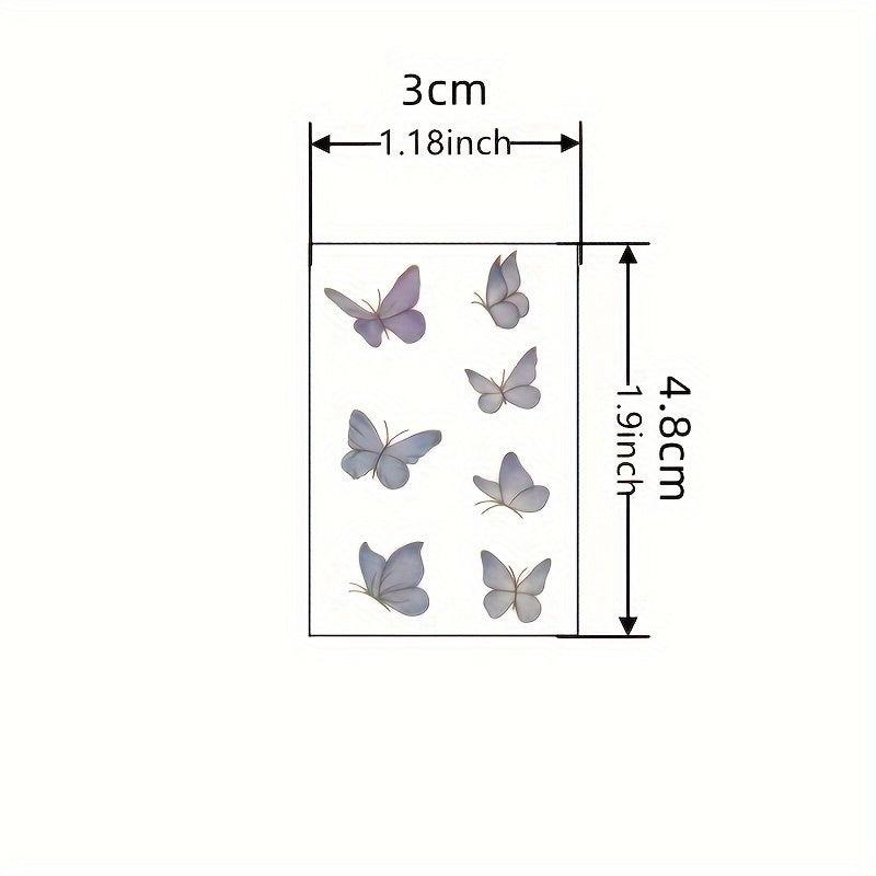 Waterproof Butterfly Tattoo Sticker Durable Small Pattern Tattoo Paper