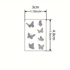 Waterproof Butterfly Tattoo Sticker Durable Small Pattern Tattoo Paper