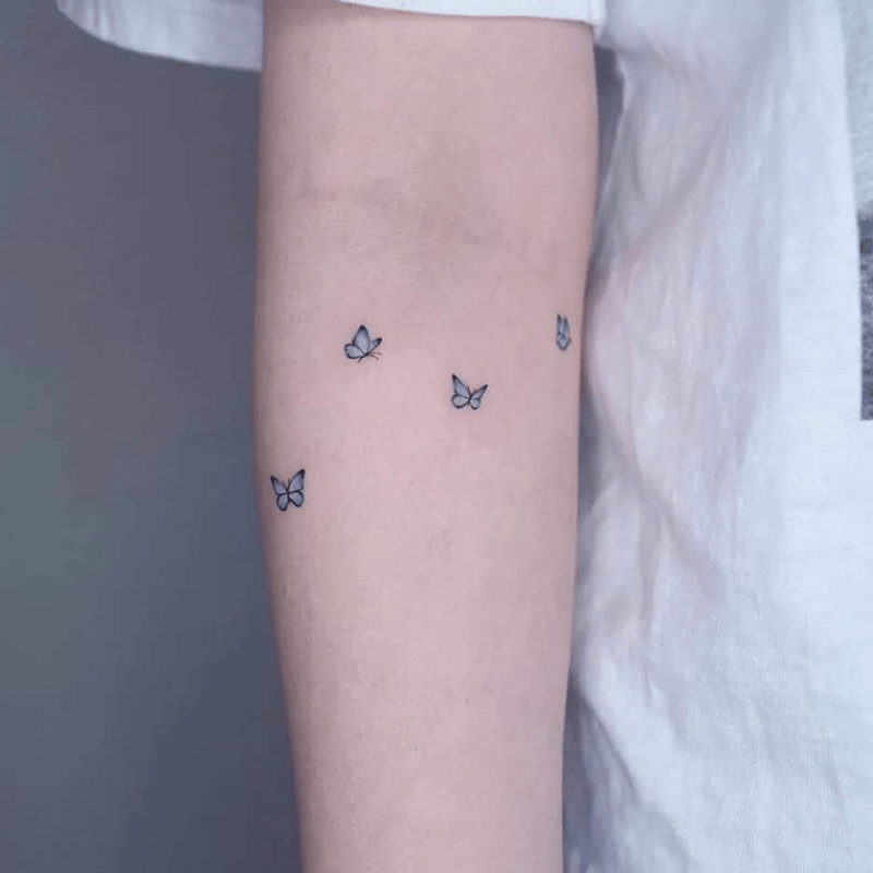 Waterproof Butterfly Tattoo Sticker Durable Small Pattern Tattoo Paper
