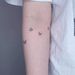 Waterproof Butterfly Tattoo Sticker Durable Small Pattern Tattoo Paper