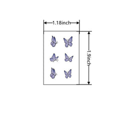 Waterproof Butterfly Tattoo Sticker Durable Small Pattern Tattoo Paper