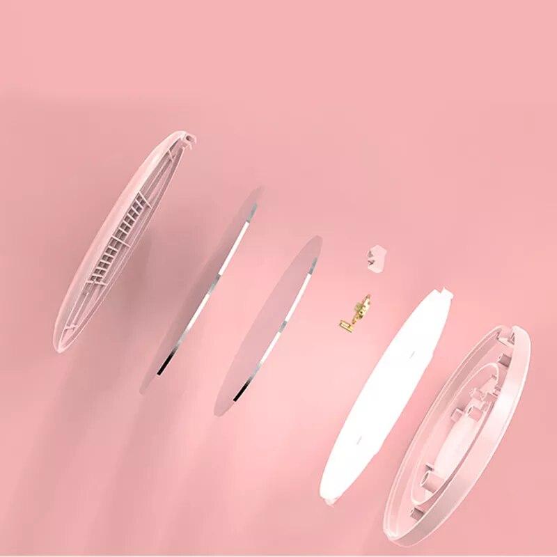 LED Makeup Mirror Travel Lighted Compact Mirror Handheld Portable Double Sided