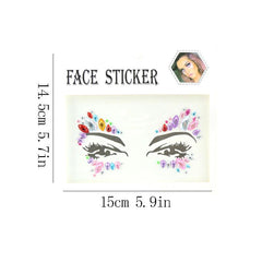Halloween Makeup Gem Face Stickers DIY Acrylic Drill Stickers