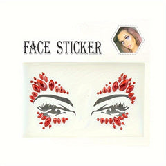 Halloween Makeup Gem Face Stickers DIY Acrylic Drill Stickers