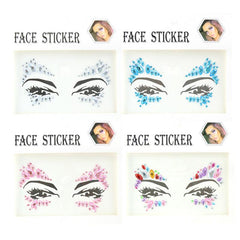 Halloween Makeup Gem Face Stickers DIY Acrylic Drill Stickers