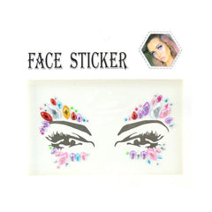 Halloween Makeup Gem Face Stickers DIY Acrylic Drill Stickers