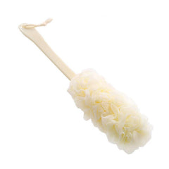 Extended Handle Body Loofah Massager for Skin Exfoliating