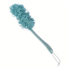 Extended Handle Body Loofah Massager for Skin Exfoliating