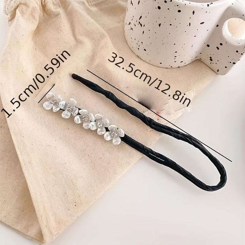 Faux Pearl Hair Barrettes & Scrunchies for Easy Styling
