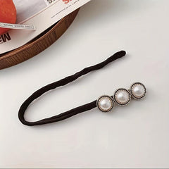 Faux Pearl Hair Barrettes & Scrunchies for Easy Styling