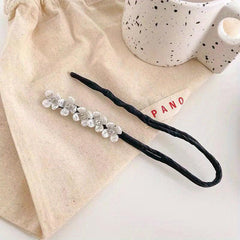 Faux Pearl Hair Barrettes & Scrunchies for Easy Styling