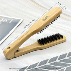 V Shaped Hair Straightening Comb Brush - Firm Grip Styling Comb