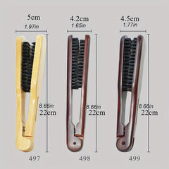 V Shaped Hair Straightening Comb Brush - Firm Grip Styling Comb