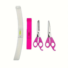 4pcs Hair Cutting Tools Trim Bangs Hair Tail DIY Styling Kit Scissors Cutting