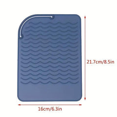 Heat Resistant Silicone Mat for Hair Styling Tools