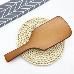 Wooden Hair Brush Massage Paddle Hairbrush For Detangling