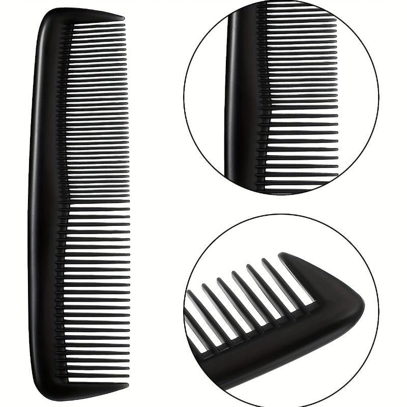 5pcs Heat Resistant Hairdressing Comb Double Sided Hair Styling Comb