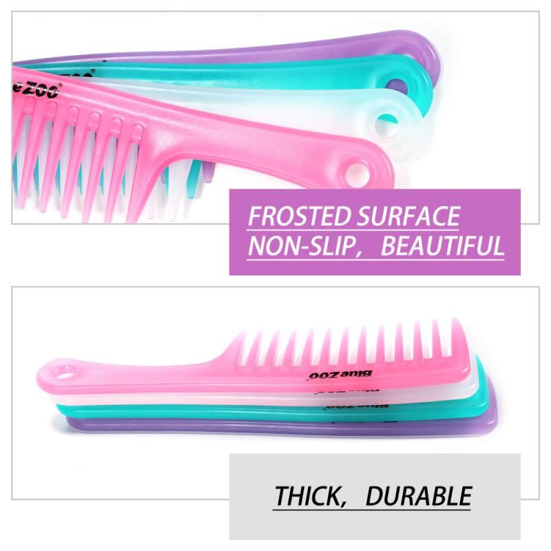 Anti static Hairdressing Comb Wide Toothed Detangling Hair Brush Heat Resistant