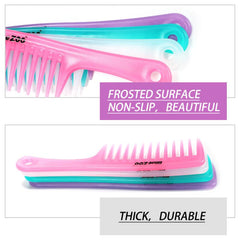 Anti static Hairdressing Comb Wide Toothed Detangling Hair Brush Heat Resistant