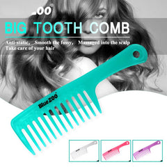 Anti static Hairdressing Comb Wide Toothed Detangling Hair Brush Heat Resistant