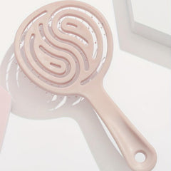 Round Hollow Out Hair Comb Massage Hair Brush Anti Static Hair Brush