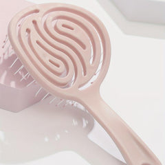 Round Hollow Out Hair Comb Massage Hair Brush Anti Static Hair Brush