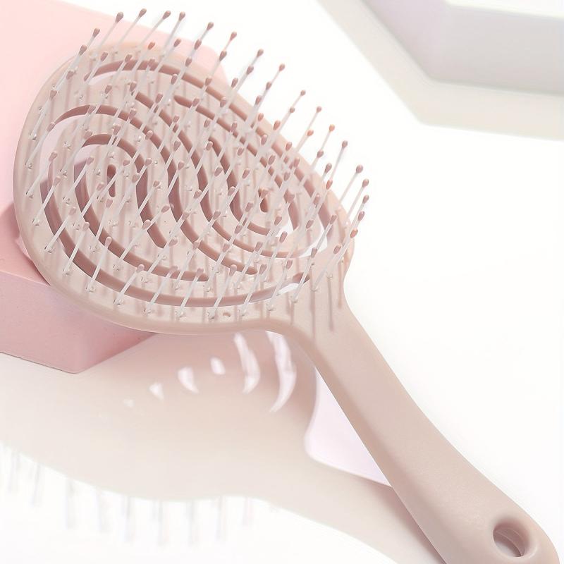 Round Hollow Out Hair Comb Massage Hair Brush Anti Static Hair Brush