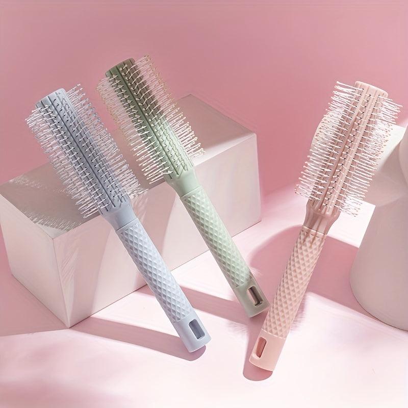 Round Curling Hair Brush Heat Resistant Hair Comb For All Hair Types