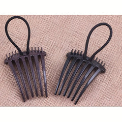 2pcs Bandette Combs Elastic Band Hair Volume Inserts