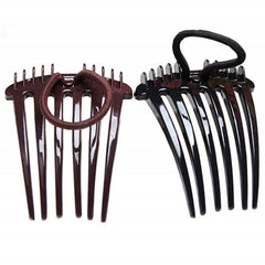 2pcs Bandette Combs Elastic Band Hair Volume Inserts