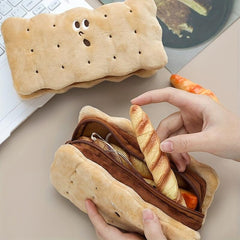 Sweet Paw Makeup Brush Bag Cookie Plush Organizer