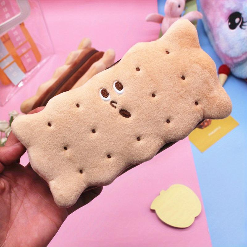 Sweet Paw Makeup Brush Bag Cookie Plush Organizer