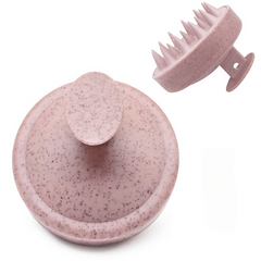 Silicone Shampoo Brush Head Scalp Massage Comb Hair Washing Comb