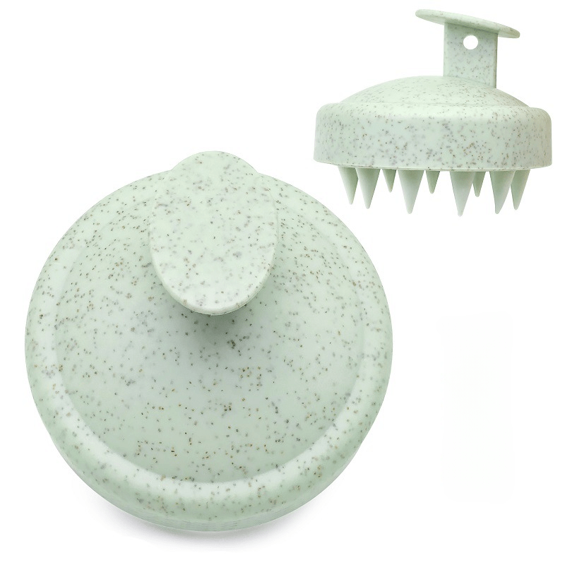 Silicone Shampoo Brush Head Scalp Massage Comb Hair Washing Comb