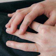 Waterproof Finger Tattoo Stickers Long Lasting Mini Size for Any Occasion