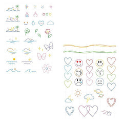 Waterproof Finger Tattoo Stickers Long Lasting Mini Size for Any Occasion
