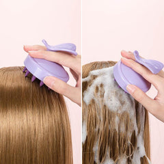 Silicone Shampoo Scalp Massager Brush for Hair Scalp Massage