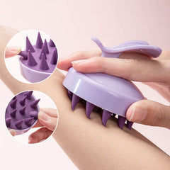 Silicone Shampoo Scalp Massager Brush for Hair Scalp Massage