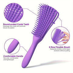 Universal 8 Claw Massage Comb for Wet and Dry Hair