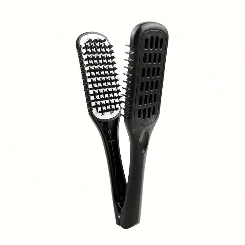 V Shaped Splint Comb Hair Brush Double Sided Straightener Styling Tool