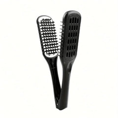 V Shaped Splint Comb Hair Brush Double Sided Straightener Styling Tool