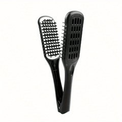 V Shaped Splint Comb Hair Brush Double Sided Straightener Styling Tool