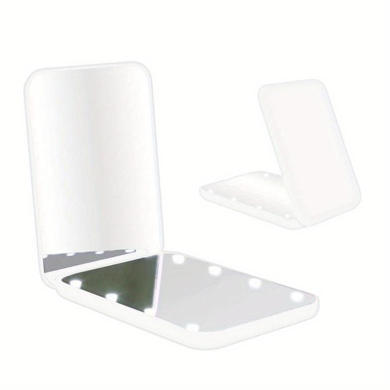 LED Pocket Makeup Mirror 1X 3X Magnified LED Mini Compact Travel Makeup Mirror