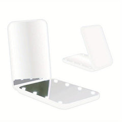 LED Pocket Makeup Mirror 1X 3X Magnified LED Mini Compact Travel Makeup Mirror