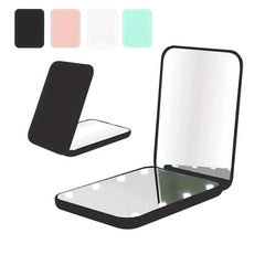 LED Pocket Makeup Mirror 1X 3X Magnified LED Mini Compact Travel Makeup Mirror